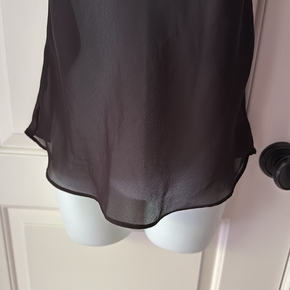 Black sheer camisole Great for under a low cut top - Picture 2 of 6